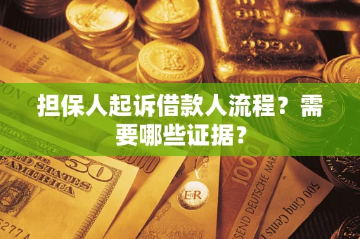 济南担保人起诉借款人流程？需要哪些证据？