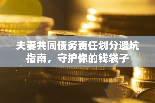 济南夫妻共同债务责任划分避坑指南，守护你的钱袋子