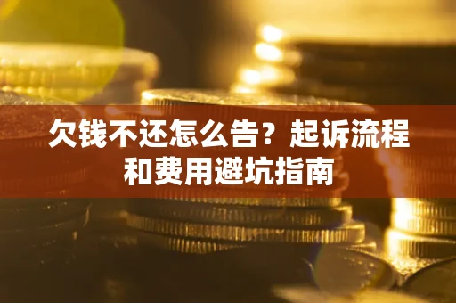 济南欠钱不还怎么告？起诉流程和费用避坑指南