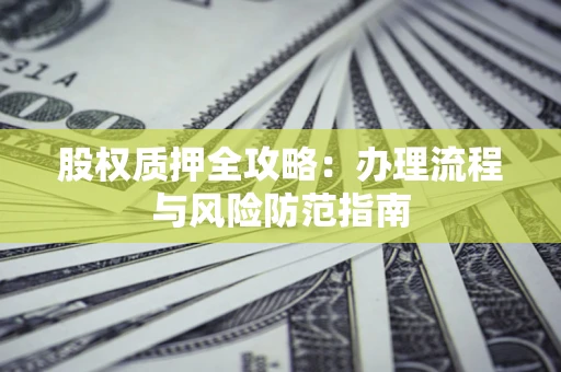 济南股权质押全攻略：办理流程与风险防范指南