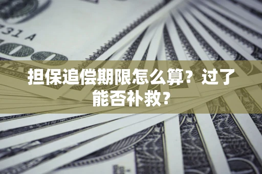 济南担保追偿期限怎么算？过了能否补救？